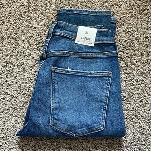 AGOLDE Sophie high rise skinny crop jeans. Size 31.